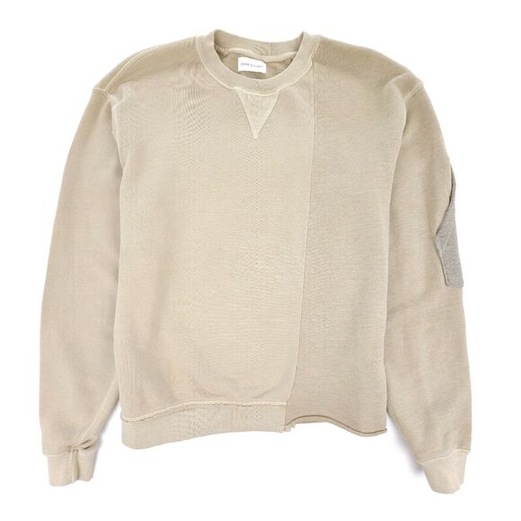 NEW John Elliott Reconstructed Vintage Crew Fleece Sweatshirt Washed Clay Grunge - Picture 3 of 10